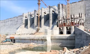 Xử lý dứt điểm lấn chiếm hành lang bảo vệ dự án Hệ tthống thủy lợi Tân Mỹ
