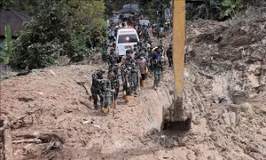 Indonesia điều thêm 1.500 nhân lực phục hồi sau thảm họa lũ lụt