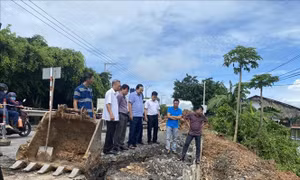 Long An: Khẩn trương khắc phục sạt lở nghiêm trọng tại cầu Bún Bà Của