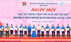 Tuổi trẻ Yên Bái hướng tới kỷ niệm 65 năm Bác Hồ về thăm Yên Bái