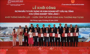 Hải Phòng khởi công các dự án tiên phong trong chuyển đổi xanh và đổi mới sáng tạo