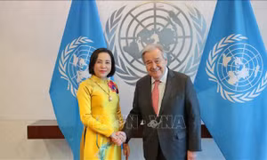 Phó Chủ tịch Quốc hội Nguyễn Thị Thanh tiếp xúc song phương bên lề khóa họp Liên hợp quốc