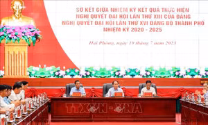 Hải Phòng: Không ngừng đổi mới tư duy, nâng cao năng lực lãnh đạo, chỉ đạo mang tầm chiến lược