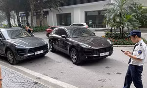 Khẩn trương xác minh chủ nhân của chiếc xe Porsche đeo biển giả