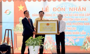 Khu du lịch Văn hóa Phương Nam nhận bằng xếp hạng Di tích Lịch sử-Văn hóa cấp tỉnh