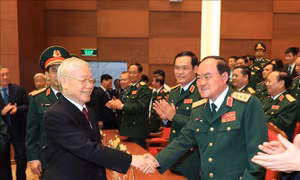 Tổng Bí thư dự Lễ kỷ niệm 70 năm Ngày truyền thống Bệnh viện 108