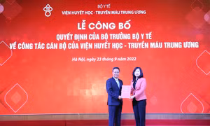 PGS. TS Nguyễn Hà Thanh giữ chức Viện trưởng Viện Huyết học - Truyền máu Trung ương