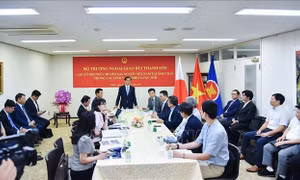 Bộ trưởng Ngoại giao Bùi Thanh Sơn gặp mặt trí thức người Việt 