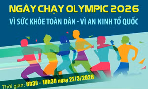 Ngày chạy Olympic 2026: Vì sức khỏe toàn dân - Vì an ninh Tổ quốc