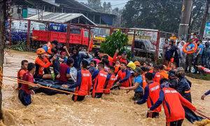 Số người thiệt mạng do bão Rai tại Philippines tăng lên 208 người