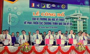 Bảy trường đại học kỹ thuật ký kết chương trình đào tạo kỹ sư