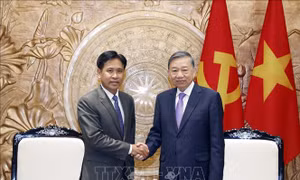 Tổng Bí thư, Chủ tịch nước Tô Lâm tiếp Chánh án Tòa án nhân dân tối cao Lào