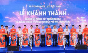 Phó Thủ tướng Trần Hồng Hà dự Lễ khánh thành đường dây 500 kV mạch 3 tại Thái Bình