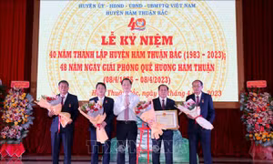 Hàm Thuận Bắc: 40 năm hành trình bứt phá