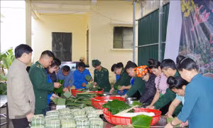 Chương trình 'Xuân Biên phòng ấm lòng dân bản', tăng cường tình đoàn kết quân dân         