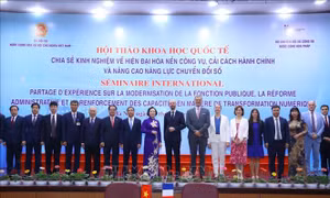 Chia sẻ kinh nghiệm hiện đại hóa nền công vụ, nâng cao năng lực chuyển đổi số giữa Việt Nam và Pháp