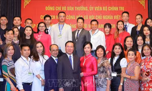 Chủ tịch nước Võ Văn Thưởng gặp gỡ kiều bào Việt Nam tại Áo và châu Âu