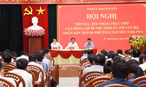 Lắng nghe tâm tư, nguyện vọng của người dân thành phố Thái Nguyên
