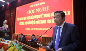 Tạo sự thống nhất trong thực hiện Chiến lược bảo vệ Tổ quốc