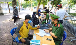 Hà Nội: Xử phạt vi phạm trên 8 tỷ đồng sau hơn một tuần giãn cách xã hội