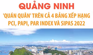 Quảng Ninh: 'Quán quân' trên cả 4 bảng xếp hạng PAPI, PCI, SIPAS và PAR INDEX 2022