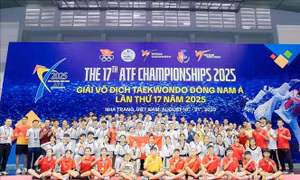 Việt Nam giành vị trí Nhất toàn đoàn tại Giải vô địch Taekwondo Đông Nam Á 2025