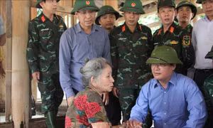 Chủ tịch UBND tỉnh Nghệ An kiểm tra, chỉ đạo khắc phục hậu quả lũ quét tại huyện Kỳ Sơn