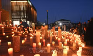 Tưởng niệm 14 năm thảm họa động đất, sóng thần ở Nhật Bản