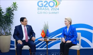 Hội nghị G20: Thủ tướng gặp Chủ tịch Ủy ban châu Âu, Tổng Thư ký UNCTAD