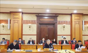 Tổng Bí thư Tô Lâm chủ trì Hội nghị của Ban Bí thư đánh giá công tác tổ chức Tết Ất Tỵ 