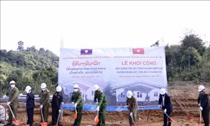 Bộ Công an Việt Nam hỗ trợ Lào xây dựng các trụ sở công an bản dọc 10 tỉnh giáp biên