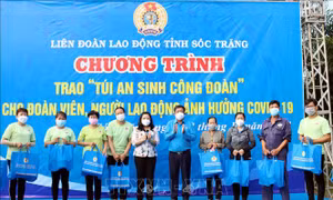 Sóc Trăng: Trao tặng trên 6.000 túi an sinh Công đoàn cho đoàn viên, người lao động