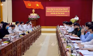Đoàn công tác của Ban Chỉ đạo Trung ương về tổng kết Nghị quyết số 37-NQ/TW làm việc tại tỉnh Yên Bái