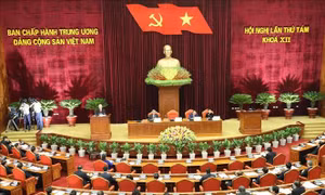 Toàn cảnh lễ khai mạc trọng thể Hội nghị Trung ương 8