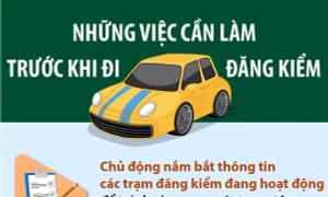 Những việc cần làm trước khi đi đăng kiểm