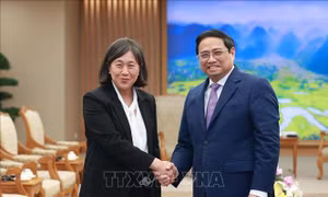 Thủ tướng Phạm Minh Chính tiếp Đại diện Thương mại Hoa Kỳ Katherine Tai