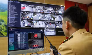 Hệ thống camera AI tại Hà Nội ghi nhận hiệu quả tích cực trong ATGT