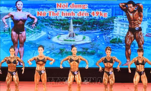 110 vận động viên tham dự Giải vô địch Thể hình quốc gia