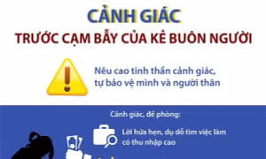 Cảnh giác trước cạm bẫy của kẻ buôn người