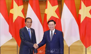 Chủ tịch Quốc hội Vương Đình Huệ hội kiến Tổng thống Indonesia Joko Widodo