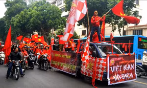 AFF Suzuki Cup 2018: Không khí lễ hội bóng đá đang lan tỏa khắp Thủ đô