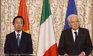 Chủ tịch nước Võ Văn Thưởng và Tổng thống Italy họp báo chung, thông tin về việc Nghị viện Italy phê chuẩn EVIPA