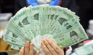 Những yếu tố khiến đồng won Hàn Quốc tiếp tục trượt giá