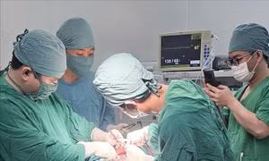 Người đàn ông bị tổn thương mặt nghiêm trọng do chó cắn