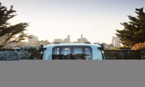 Công ty con của Amazon tiết lộ mẫu taxi robot có thiết kế lạ mắt
