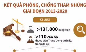 Kết quả phòng, chống tham nhũng giai đoạn 2013-2020