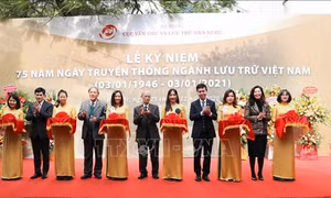 Kỷ niệm 75 năm Ngày truyền thống ngành lưu trữ Việt Nam