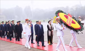 Lãnh đạo Đảng, Nhà nước vào Lăng viếng Chủ tịch Hồ Chí Minh