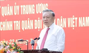 Tổng Bí thư Tô Lâm: Tăng cường các giải pháp xây dựng Quân đội vững mạnh 