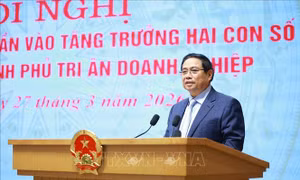 Thủ tướng Phạm Minh Chính chủ trì hội nghị về tăng trưởng hai con số và tri ân doanh nghiệp